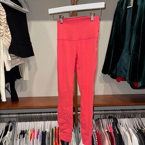 EUC Lululemon High Waist Align Leggings Tights Glaze Pink Size 4